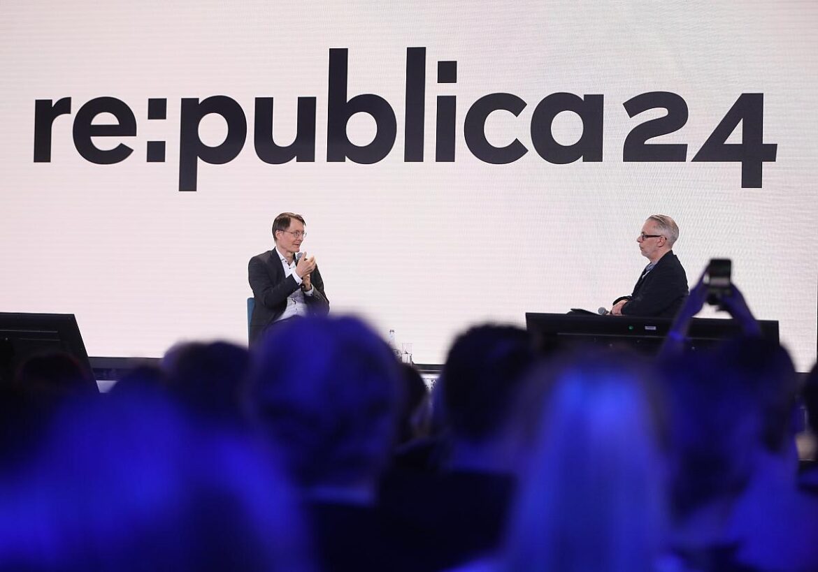 Karl Lauterbach bei der re:publica 2024