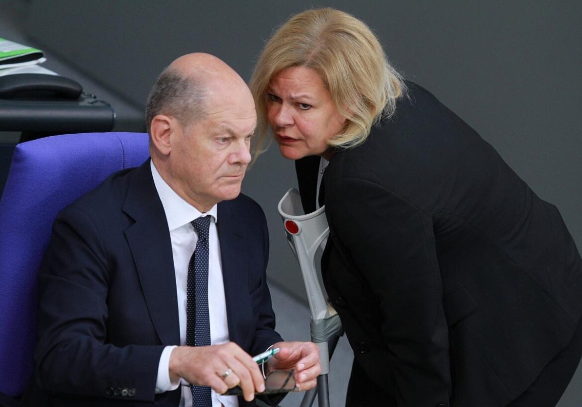 Nancy Faeser und Olaf Scholz