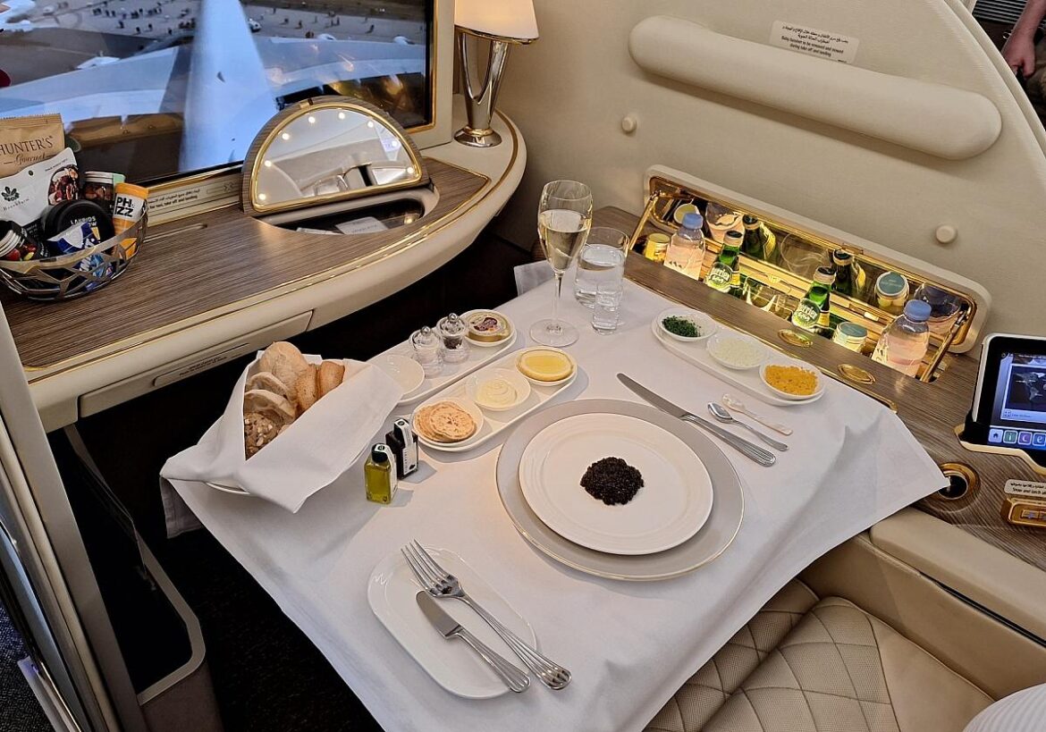 First-Class-Kabine Airbus