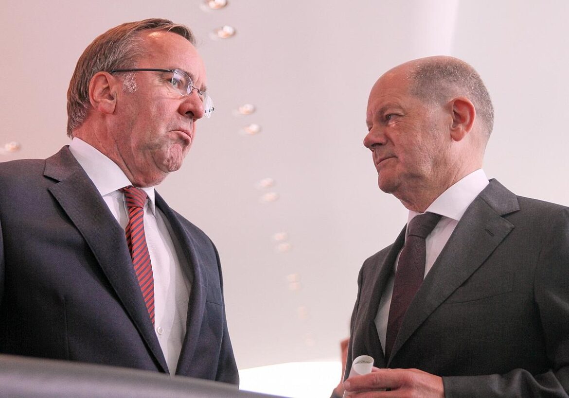 Boris Pistorius und Olaf Scholz