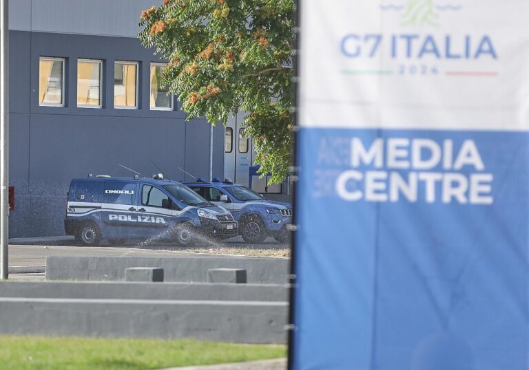 Polizei beim