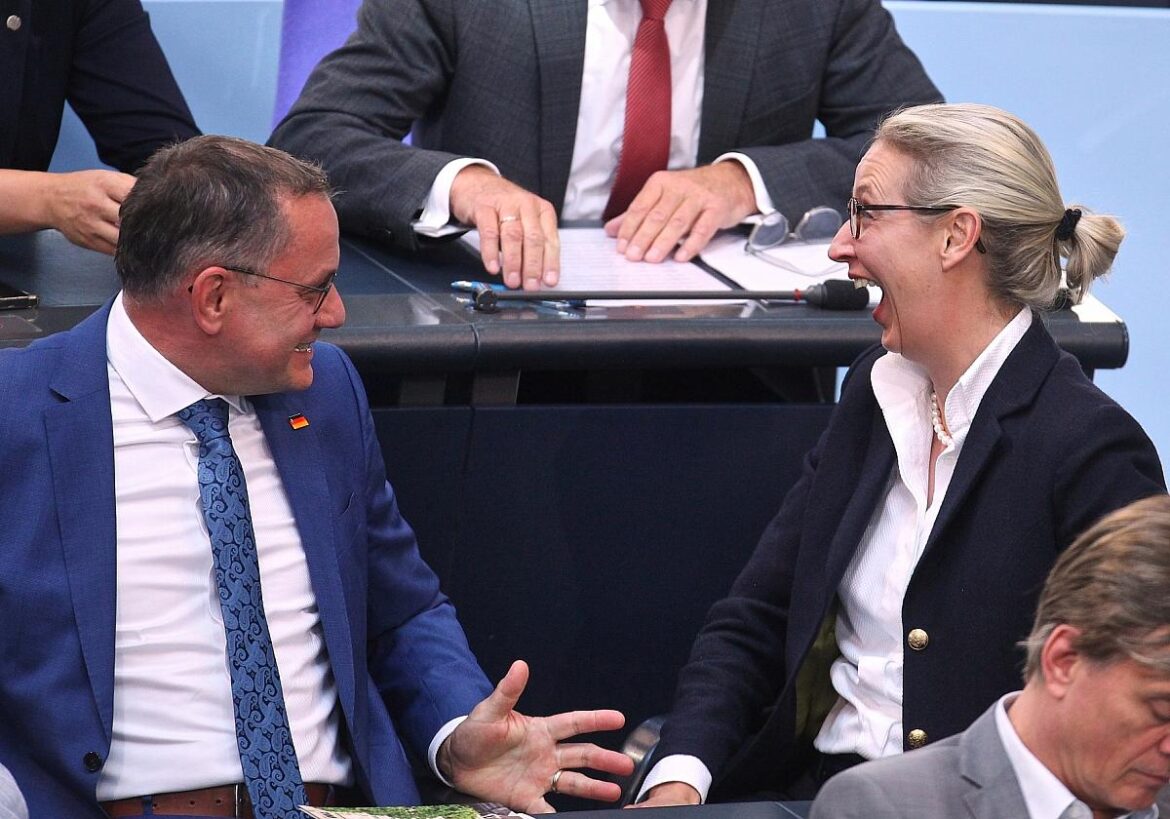 Tino Chrupalla und Alice Weidel