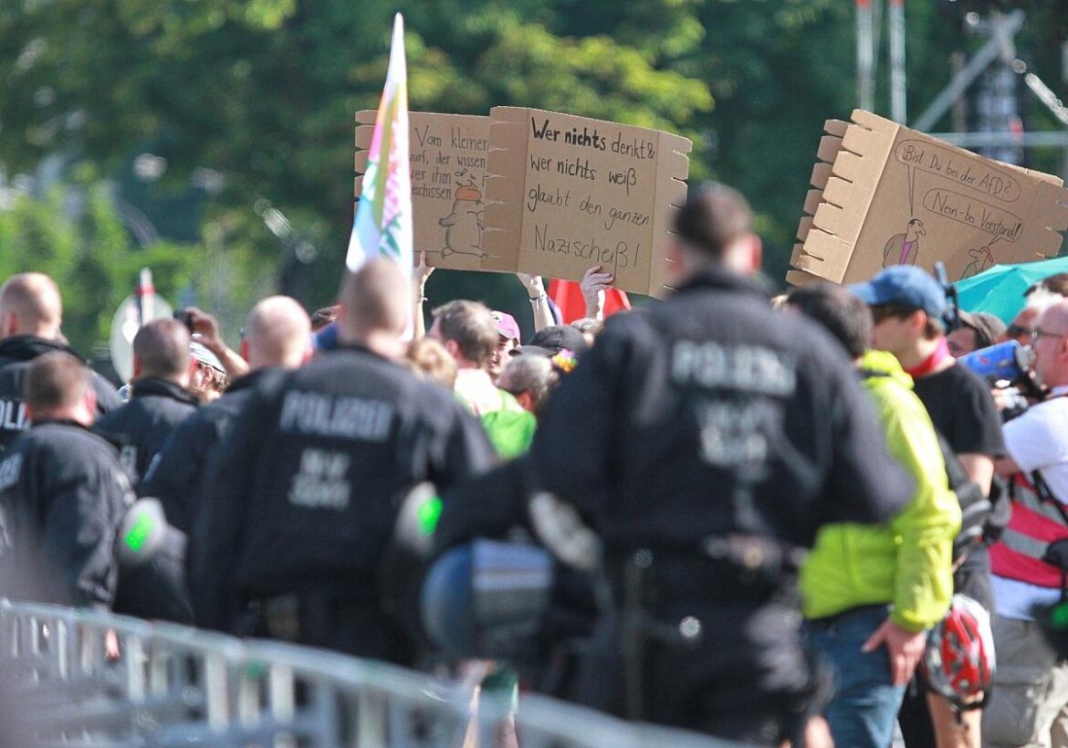 Protest gegen AfD