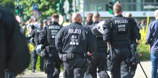 Polizei Proteste gegen AfD