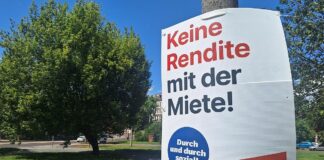 Linken-Wahlplakat zur