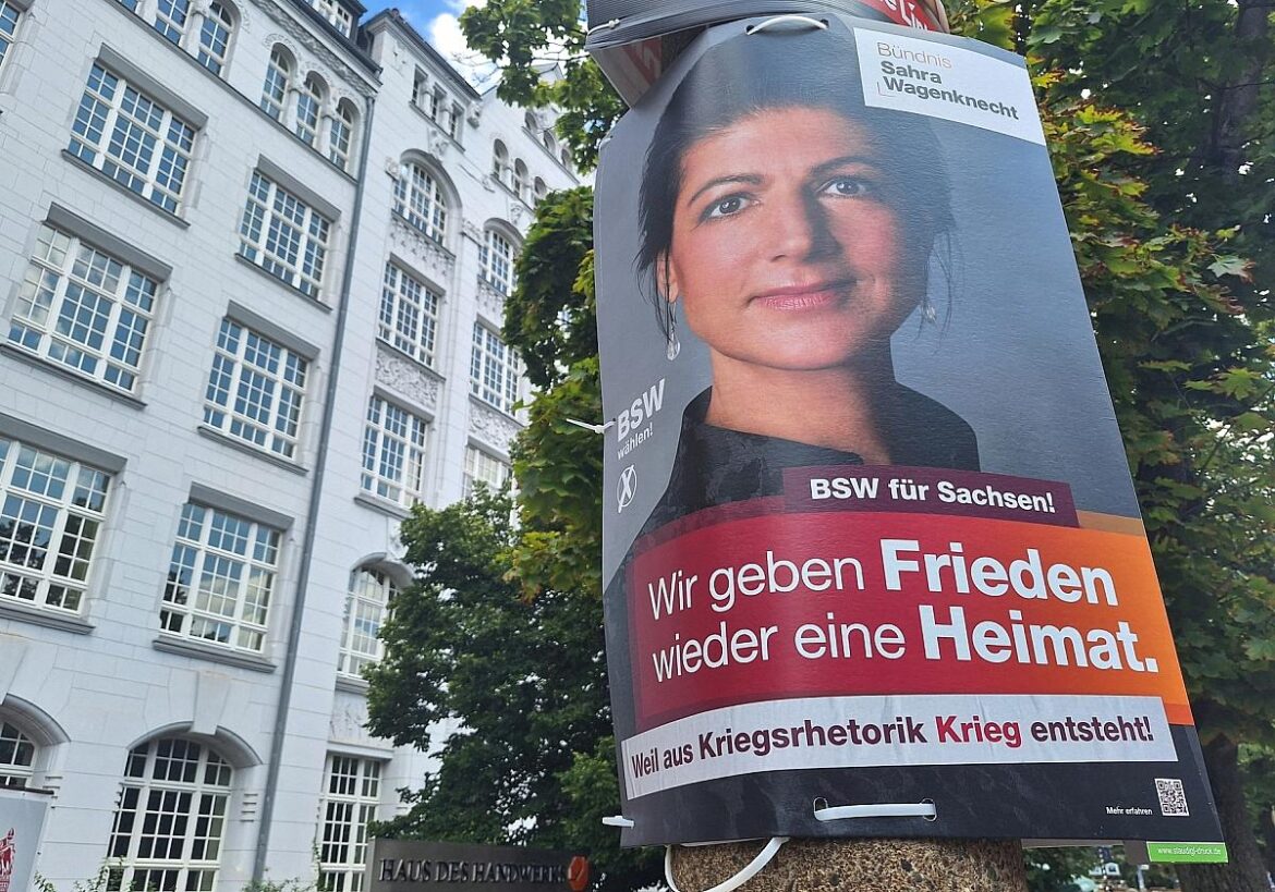 BSW-Wahlplakat zur