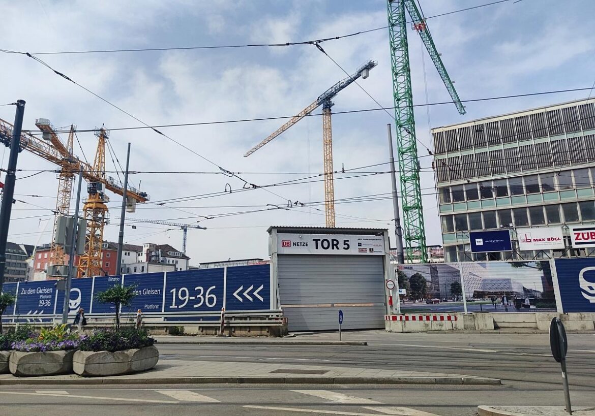 Baustelle am