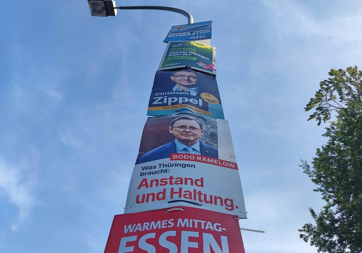 Wahlplakate von