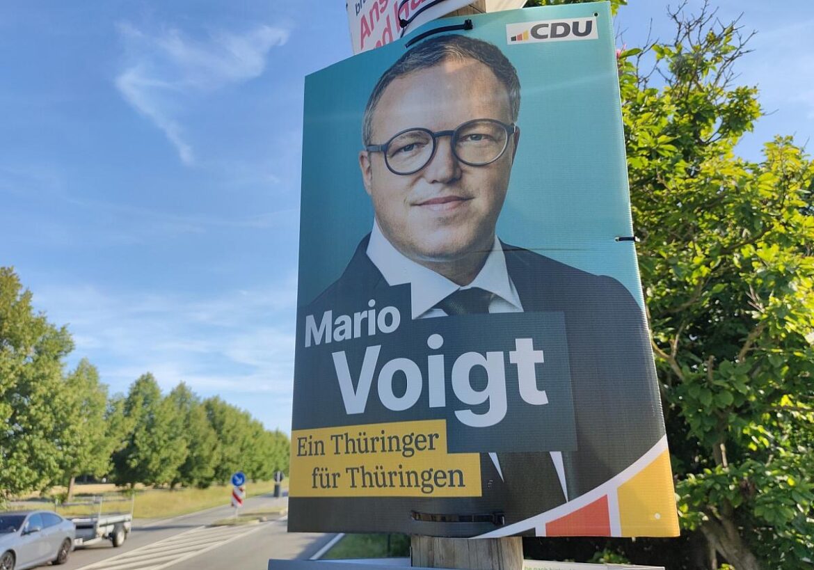 CDU-Wahlplakat mit