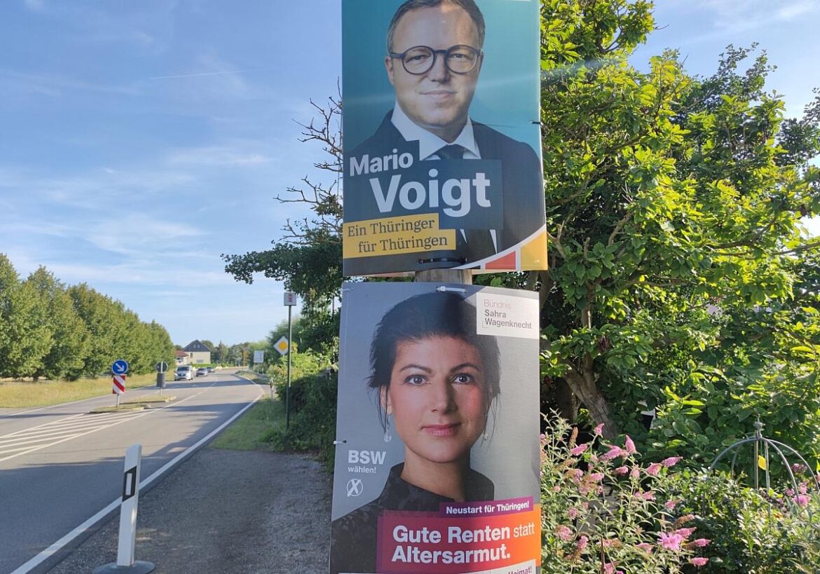Wahlplakate mit
