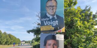 Wahlplakate mit