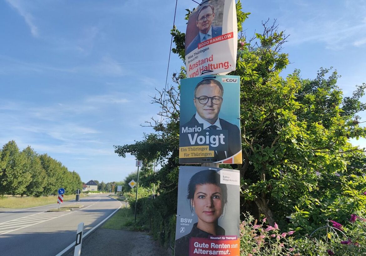 Wahlplakate mit