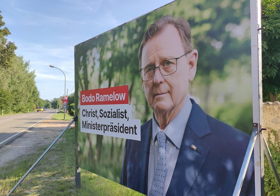 Wahlplakat mit