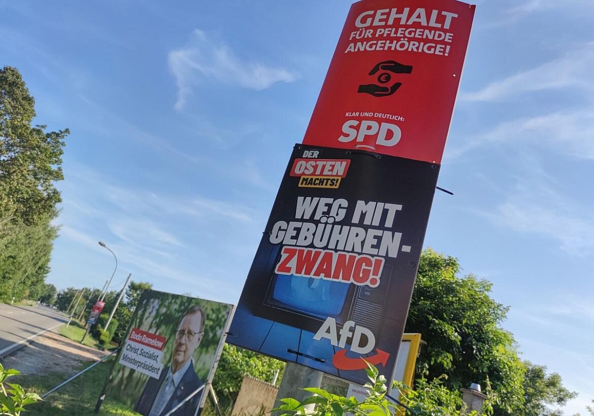 Wahlplakate von