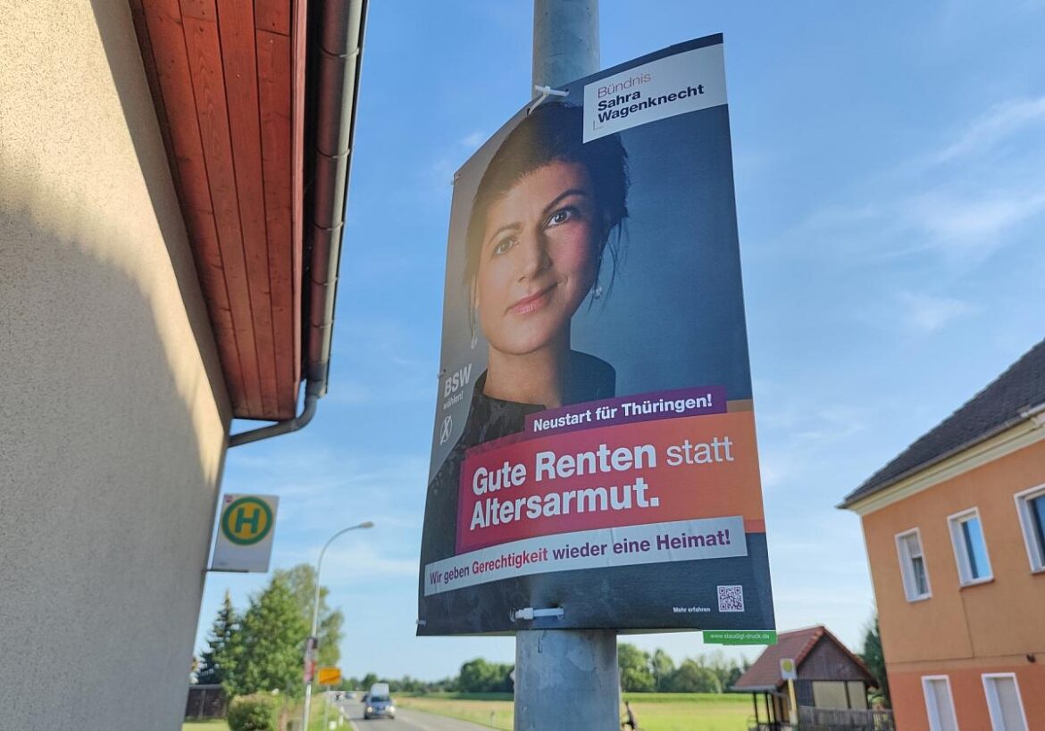 BSW-Wahlplakat zur