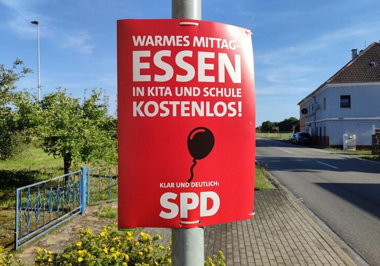 SPD-Wahlplakat