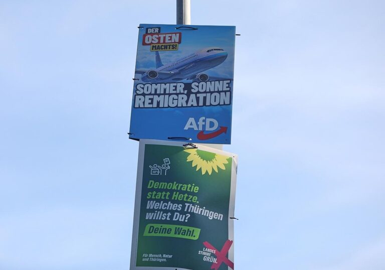 Wahlplakate von