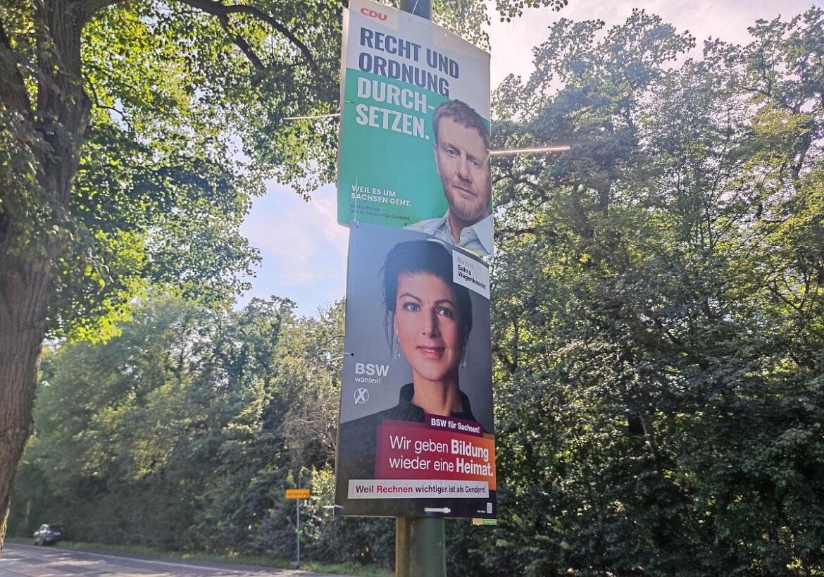 Wahlplakate von