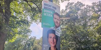 Wahlplakate von