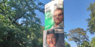 Wahlplakate von