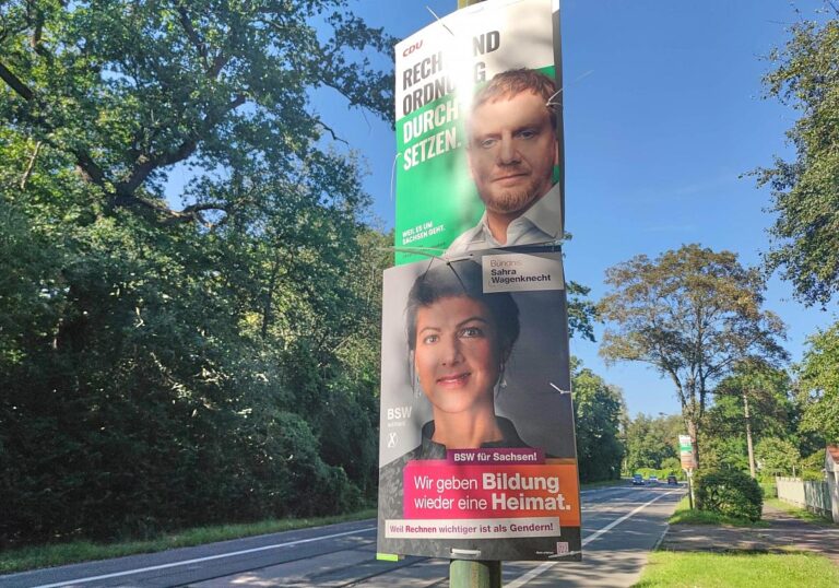 Wahlplakate von