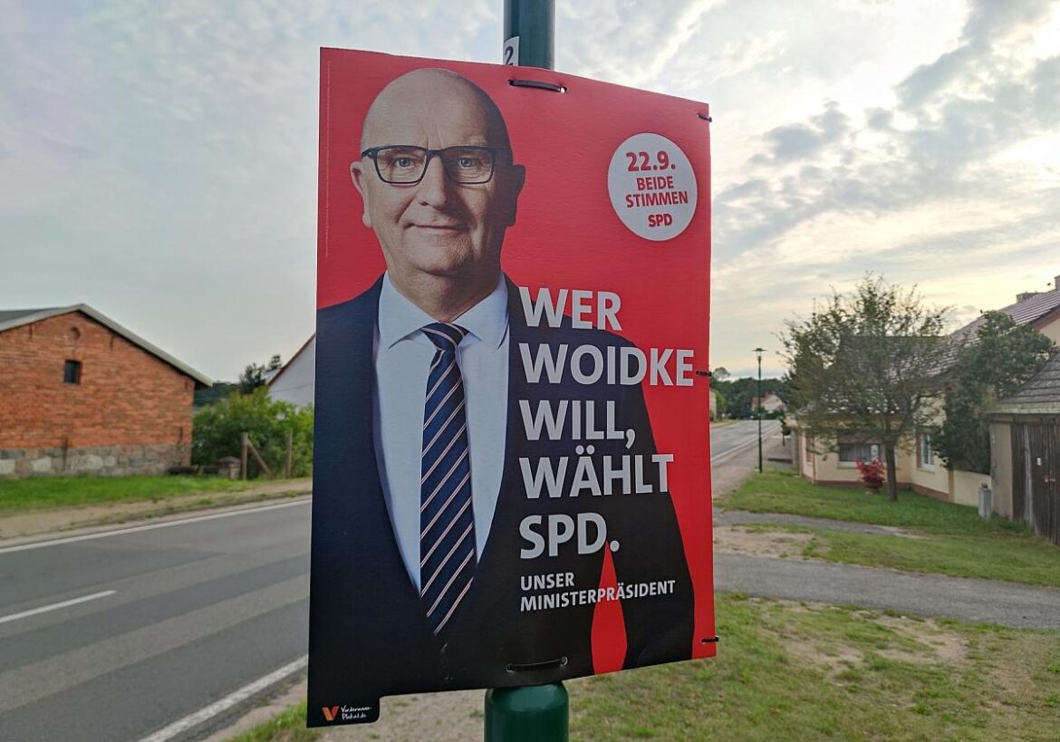 SPD-Wahlplakat mit