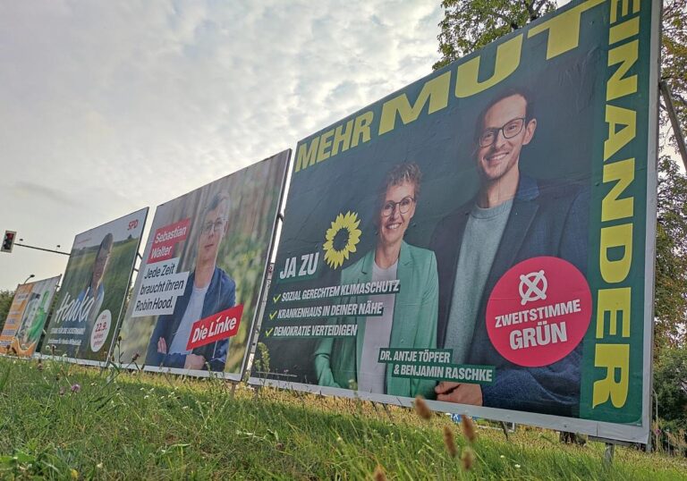 Wahlplakate zur