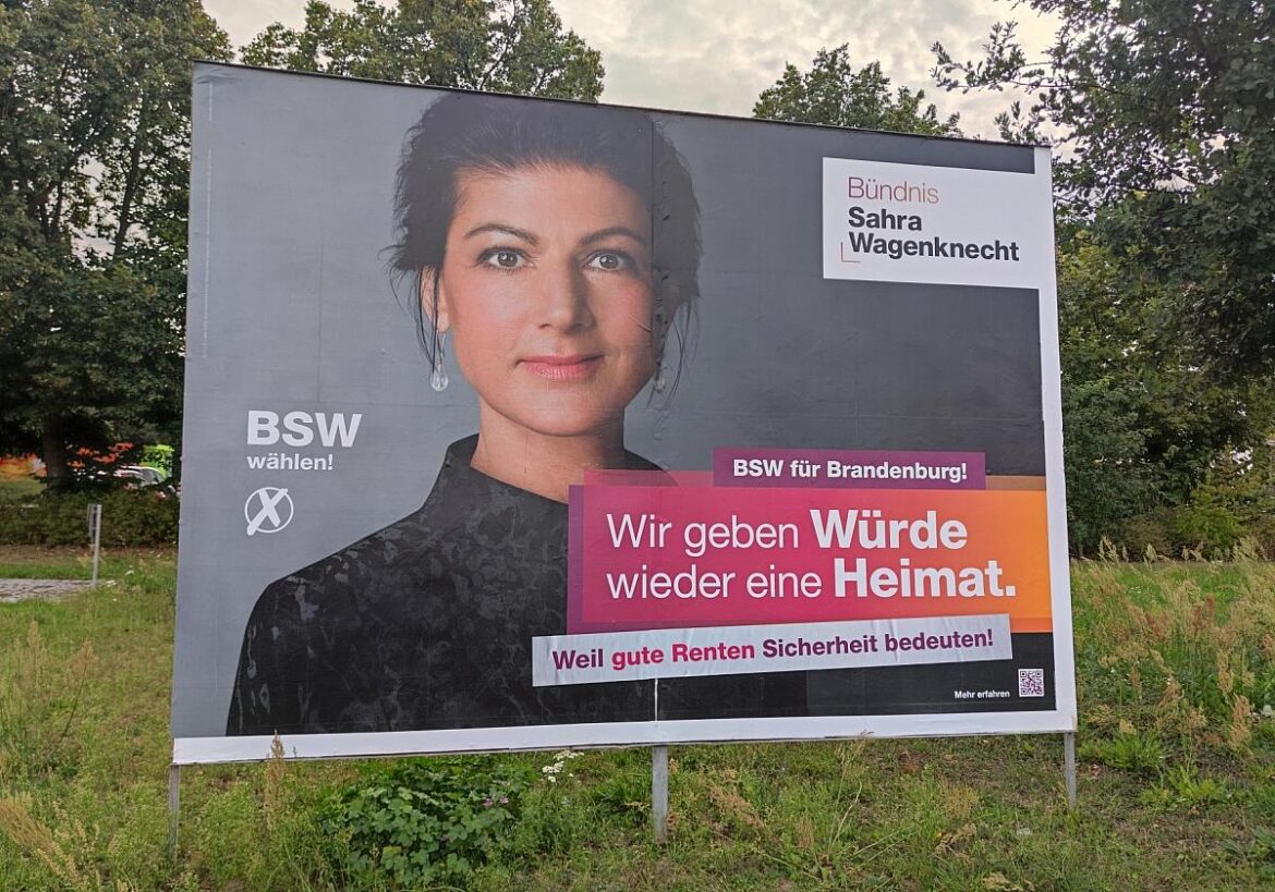 BSW-Wahlplakat zur