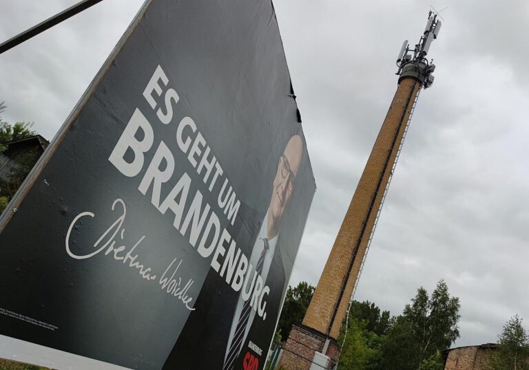 SPD-Wahlplakat mit