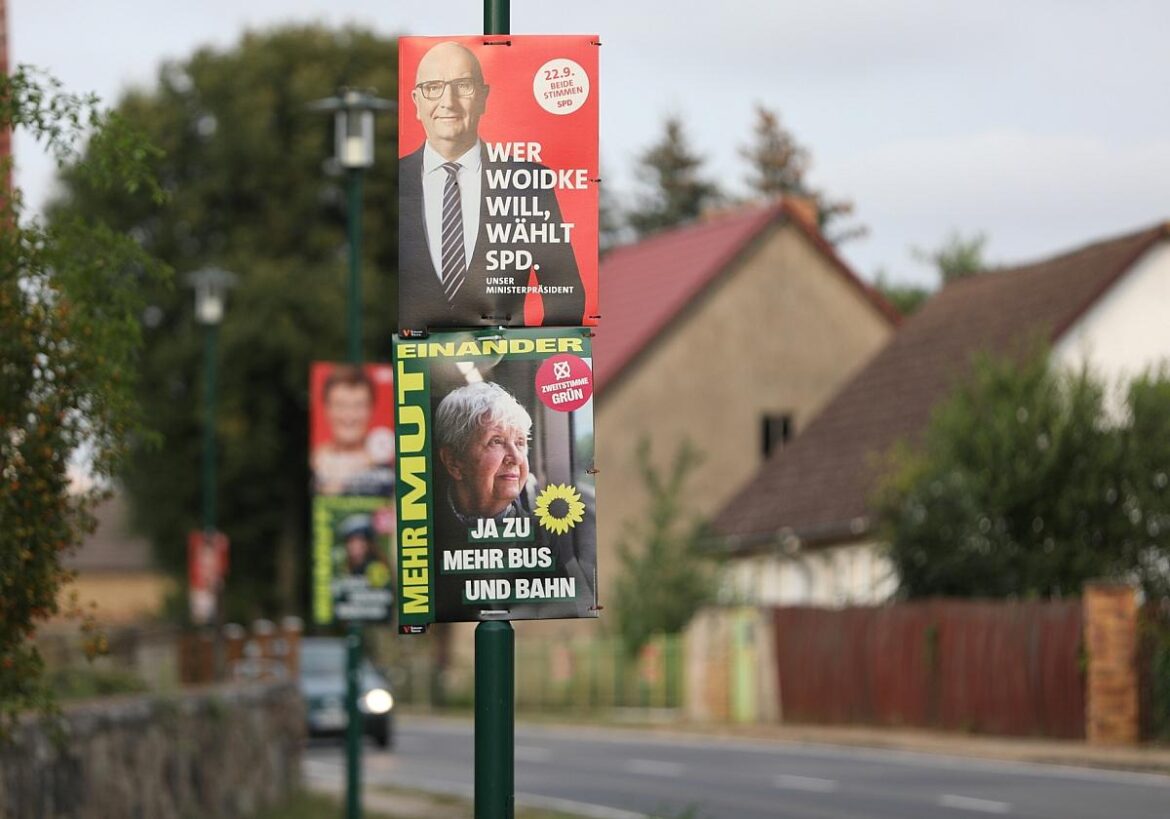 Wahlplakate von