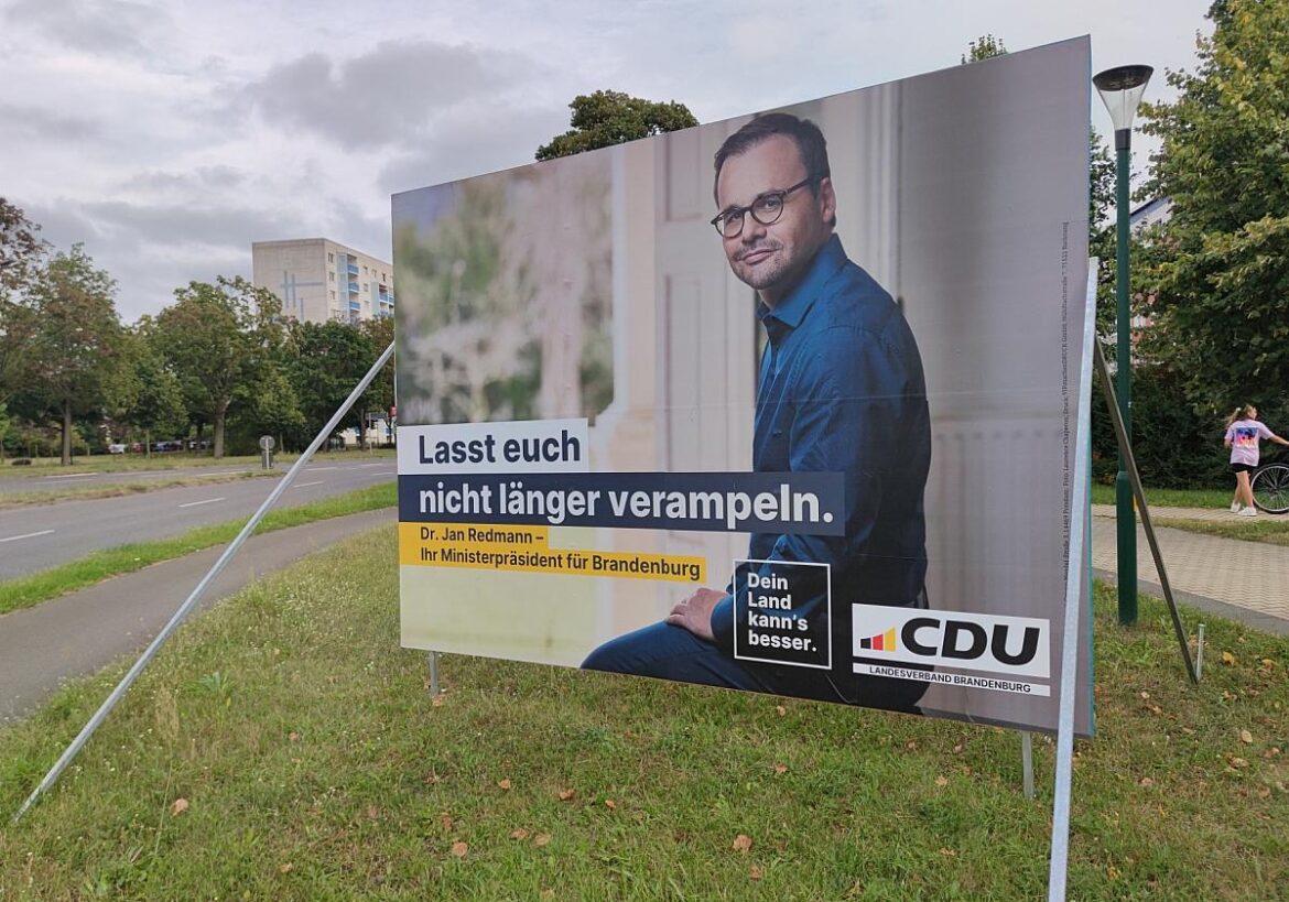 CDU-Wahlplakat mit