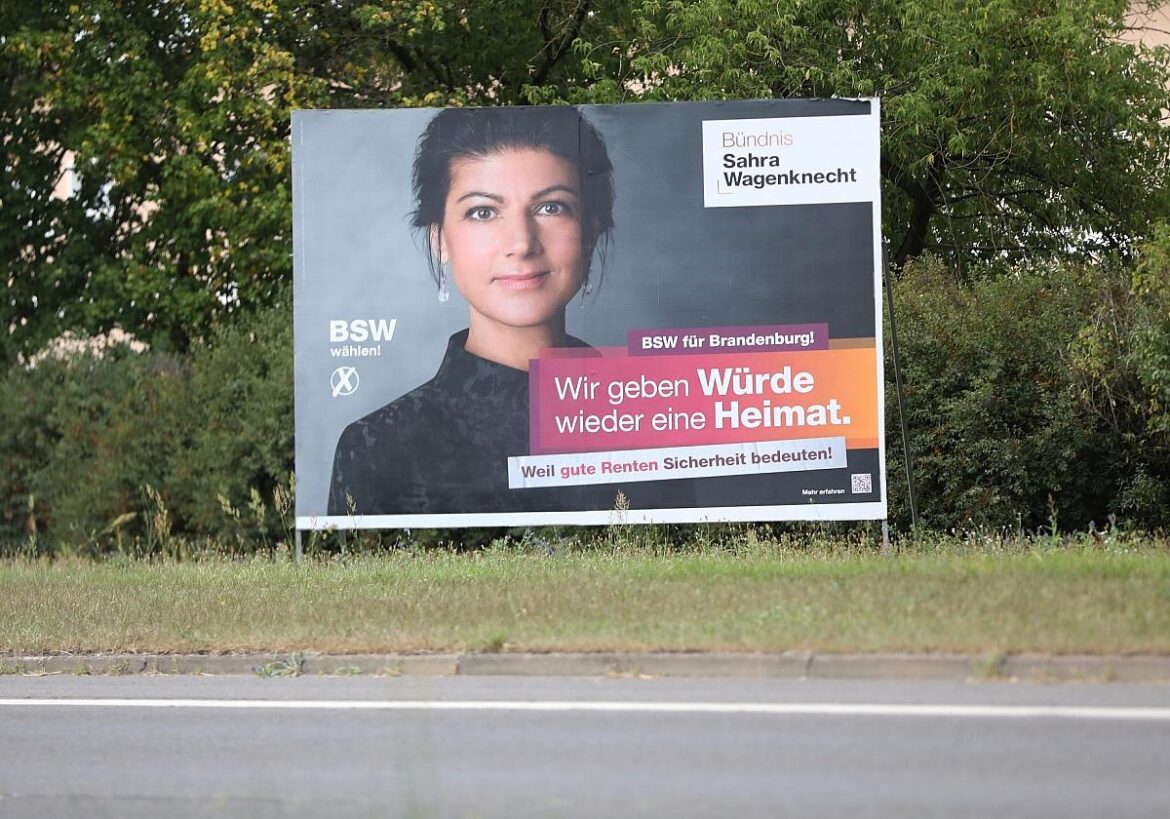 BSW-Wahlplakat zur