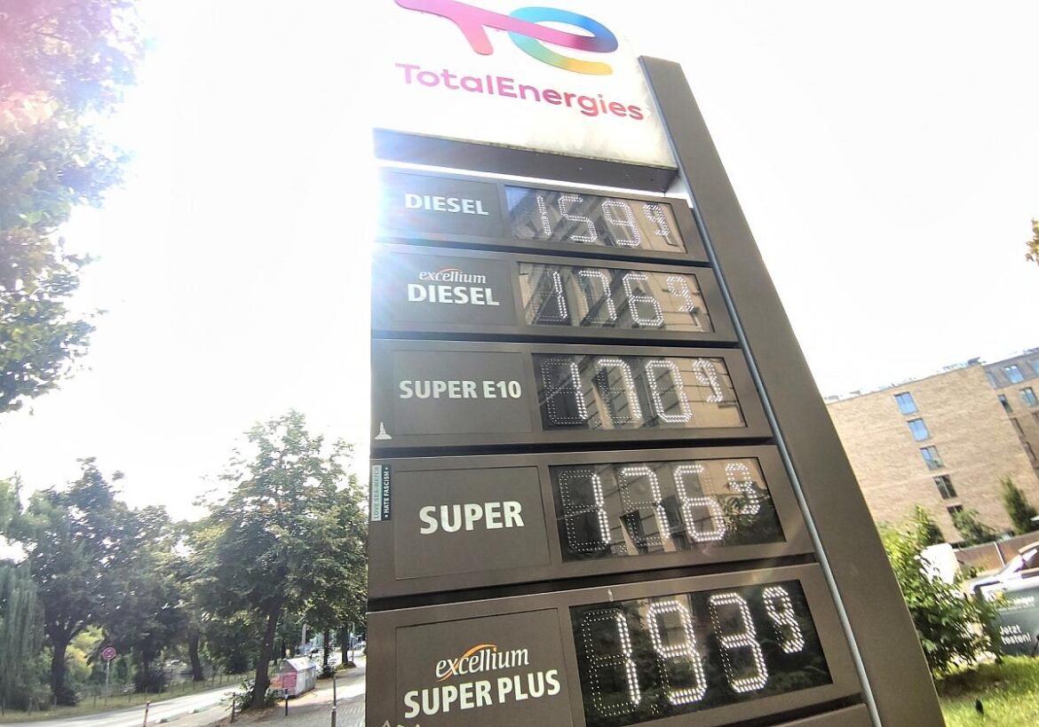 Total-Tankstelle am