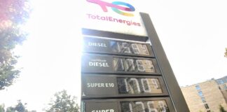 Total-Tankstelle am