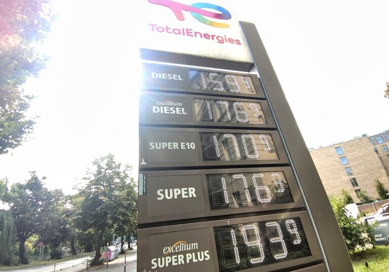 Total-Tankstelle am