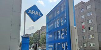 Aral-Tankstelle im