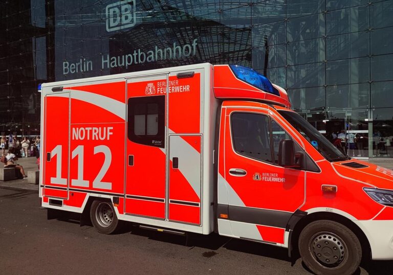 Rettungswagen vor