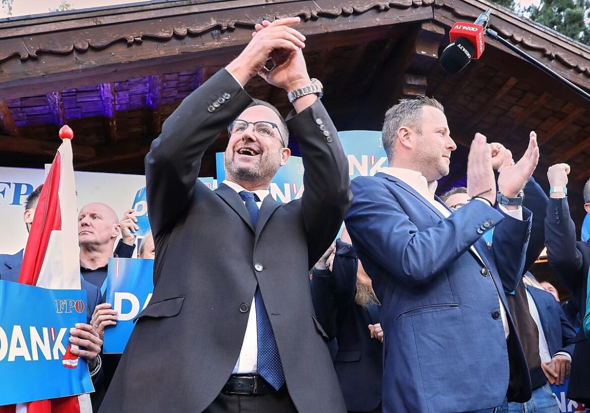 FPÖ-Wahlparty am