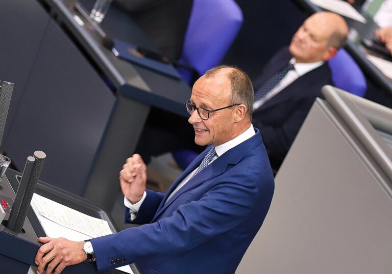 Friedrich Merz und Olaf Scholz