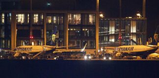 Ryanair-Flugzeuge am