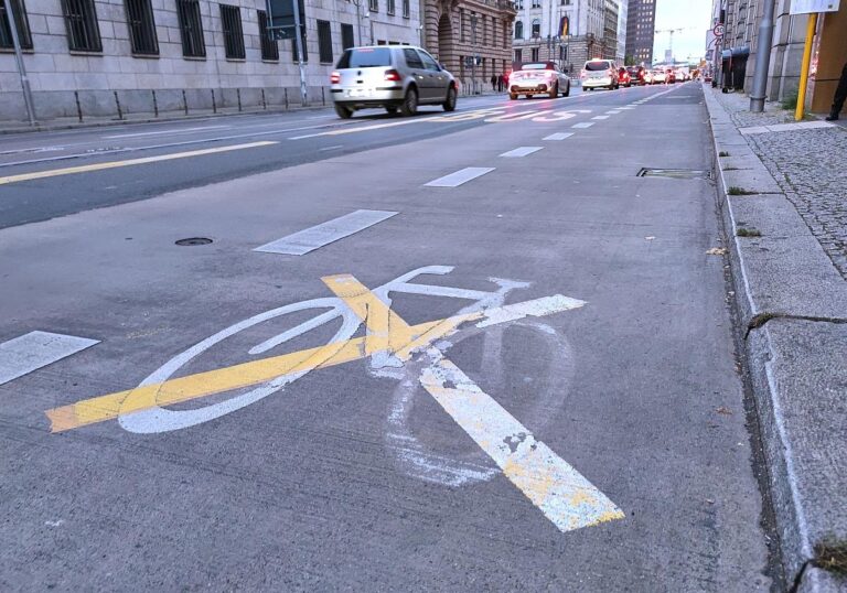 Ehemaliger Fahrradweg