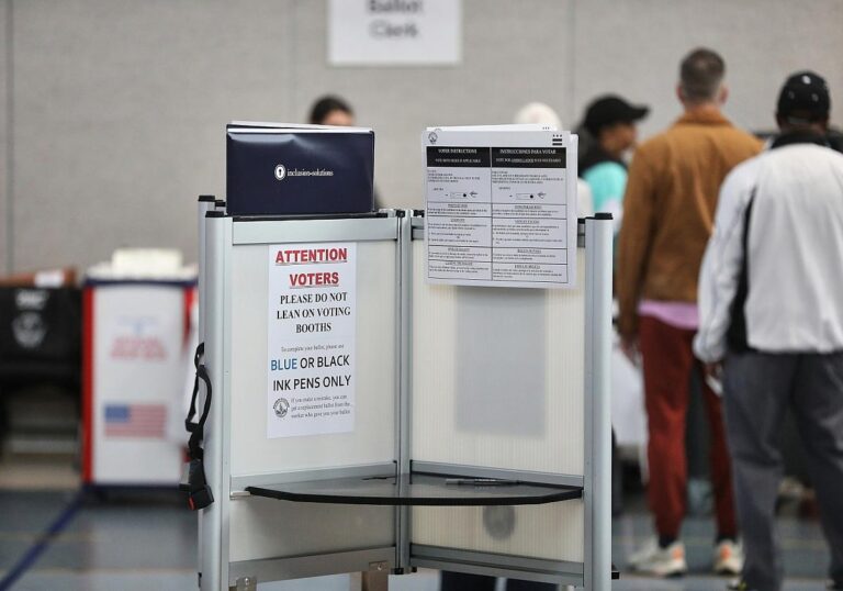 US-Wahllokal am