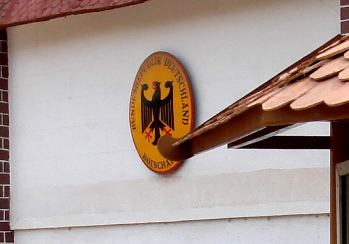 Schild einer
