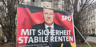 SPD-Wahlplakat mit