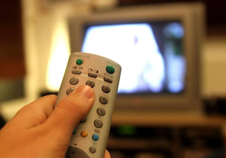 Fernsehzuschauer mit