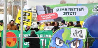 Demonstranten protestieren