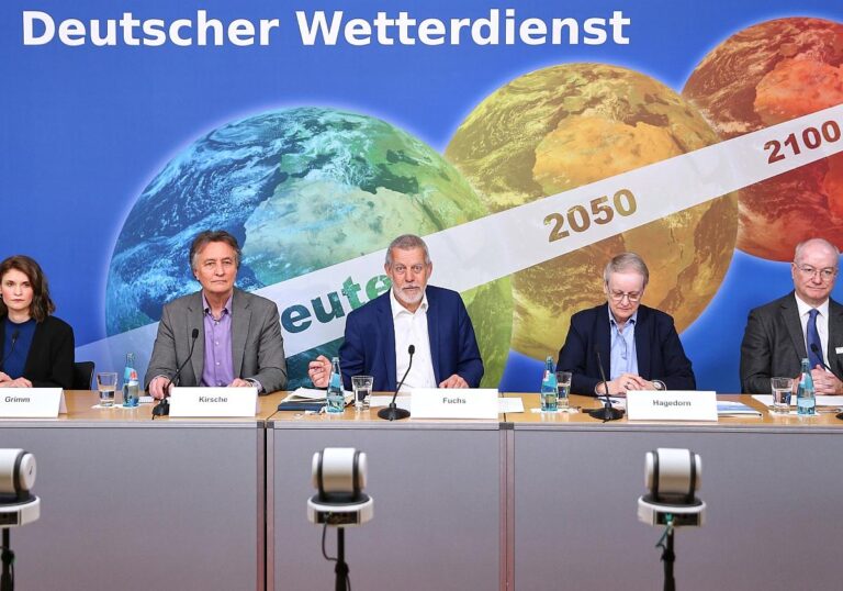 Pressekonferenz: Klimawandelbilanz