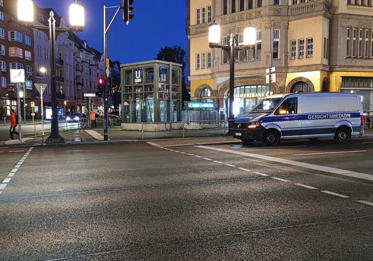 Absperrung nach