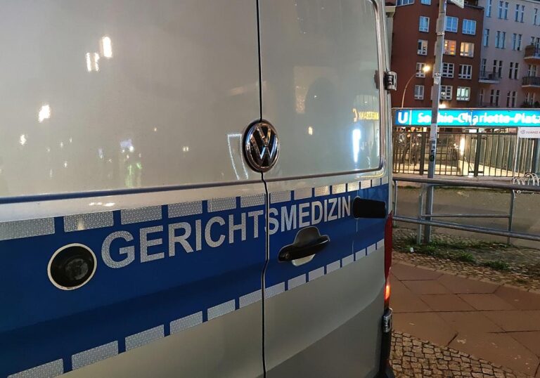 Absperrung nach