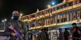 Sicherheitskräfte nach